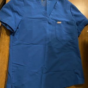 Figs Catarina medium royal blue top